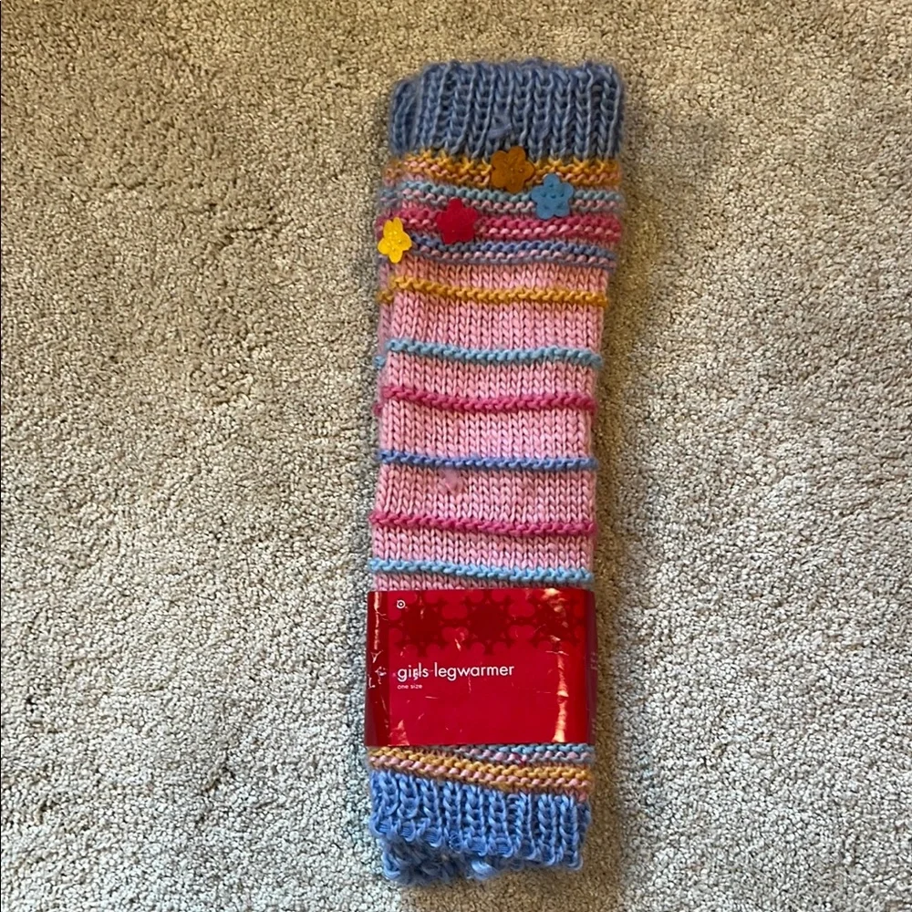 NWT Target Multicolor Girls Leg warmers one size